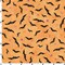 Maywood Studio Halloween Spooky Hollow Black Bats on Orange 100% Cotton Fabric By the Yard